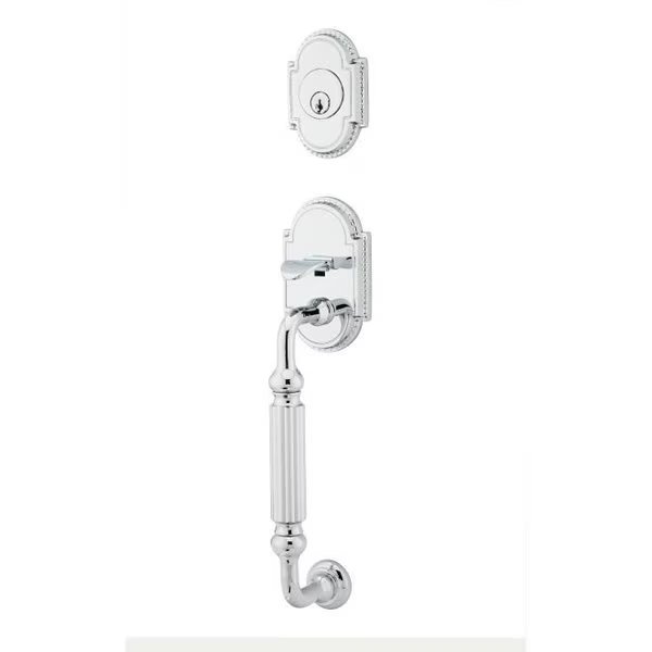 Bright Chrome Handleset, 4310RBKUS26, EMTEK, Mfr# 4310RBKUS26